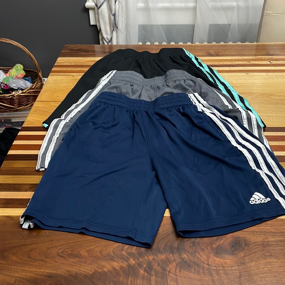 Adidas boys size large shorts bundle